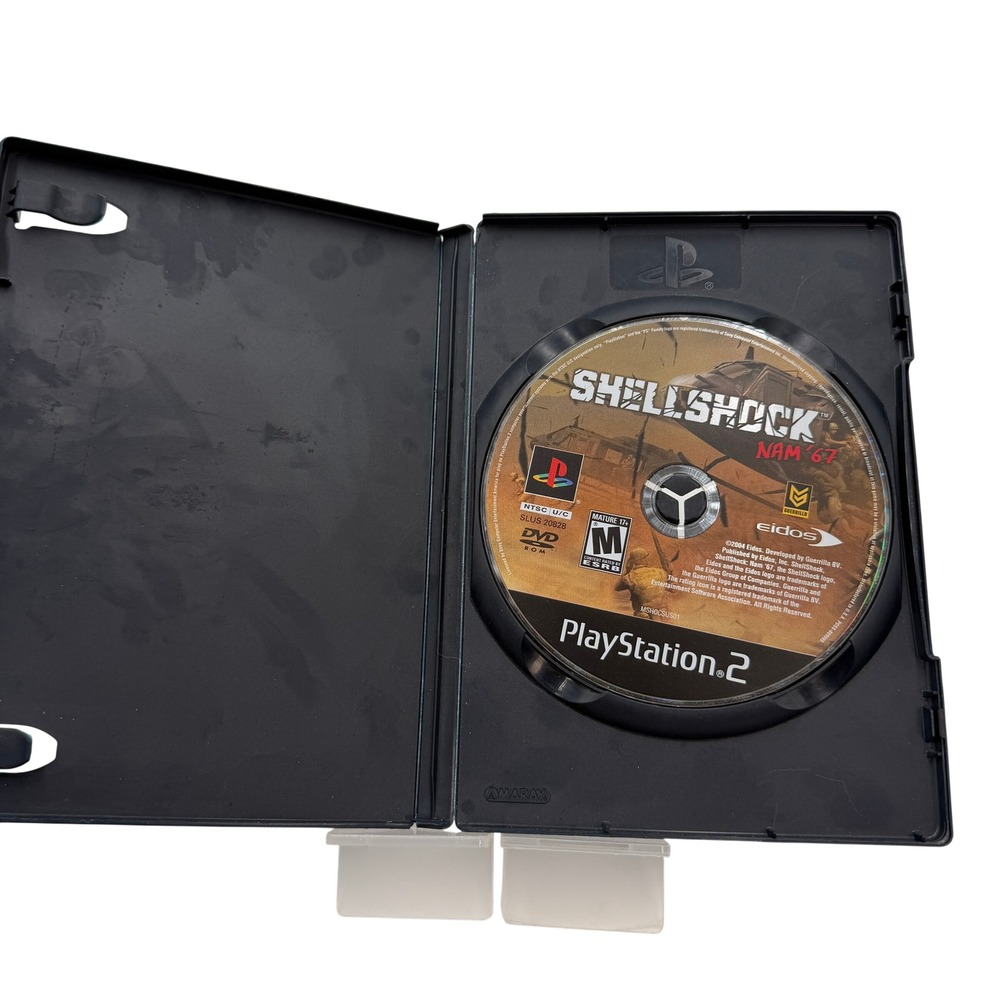 Eidos Shellshock Nam 67 PlayStation 2 Game Disc Black 2004